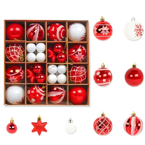 Christmas Tree Ornaments 42-Piece Christmas Tree Ornaments Set