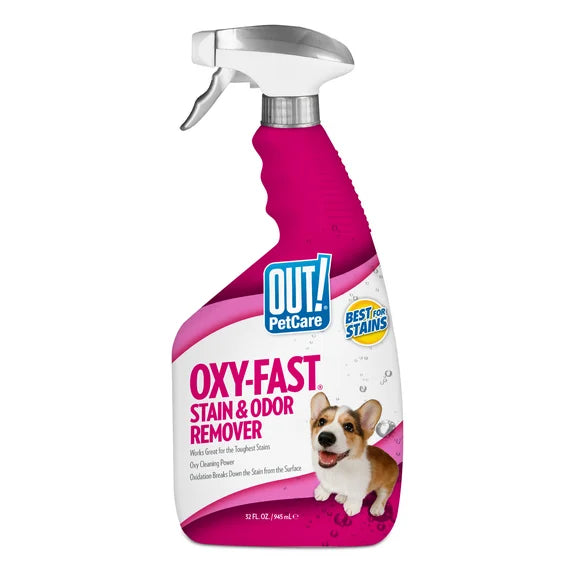 OUT! Oxygen Activated Pet Stain & Odor Remover for Dogs - Fresh Scent