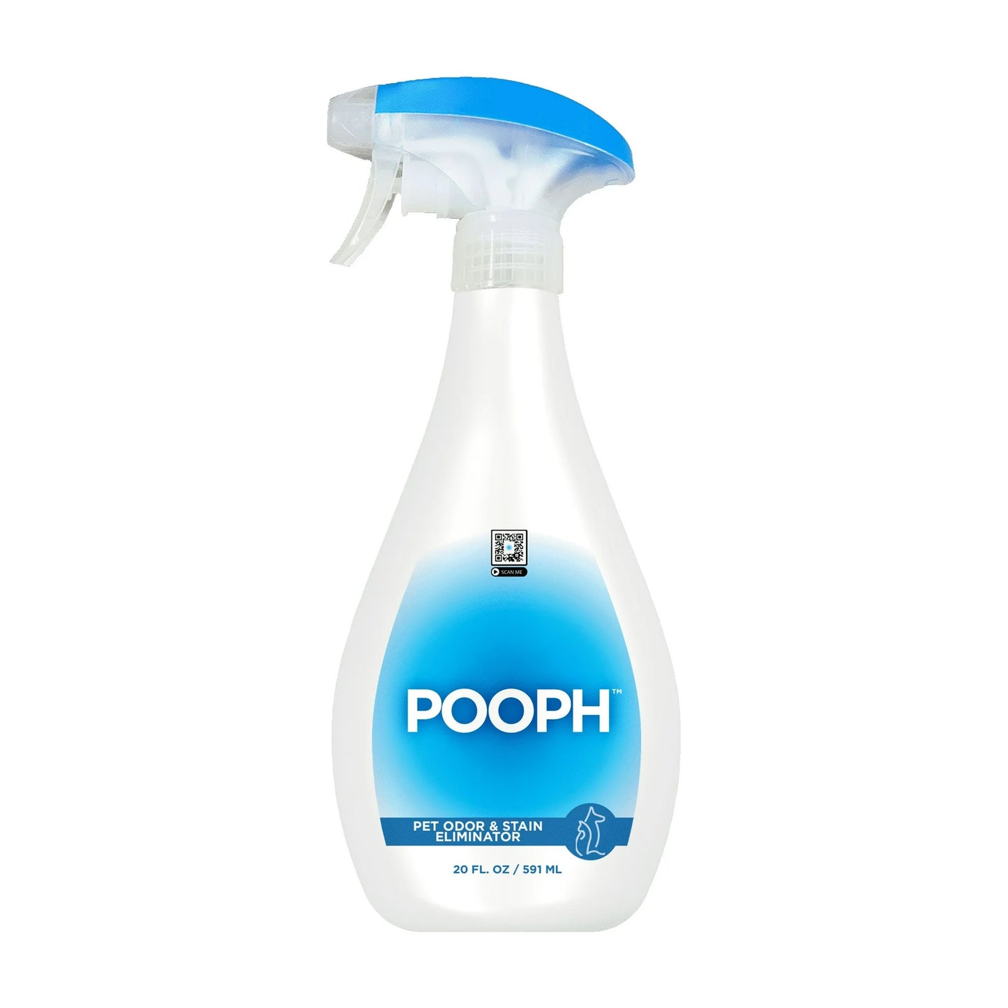 Pooph Pet Odor Eliminator Spray, 20 oz, Fragrance Free, No Harsh Chemicals