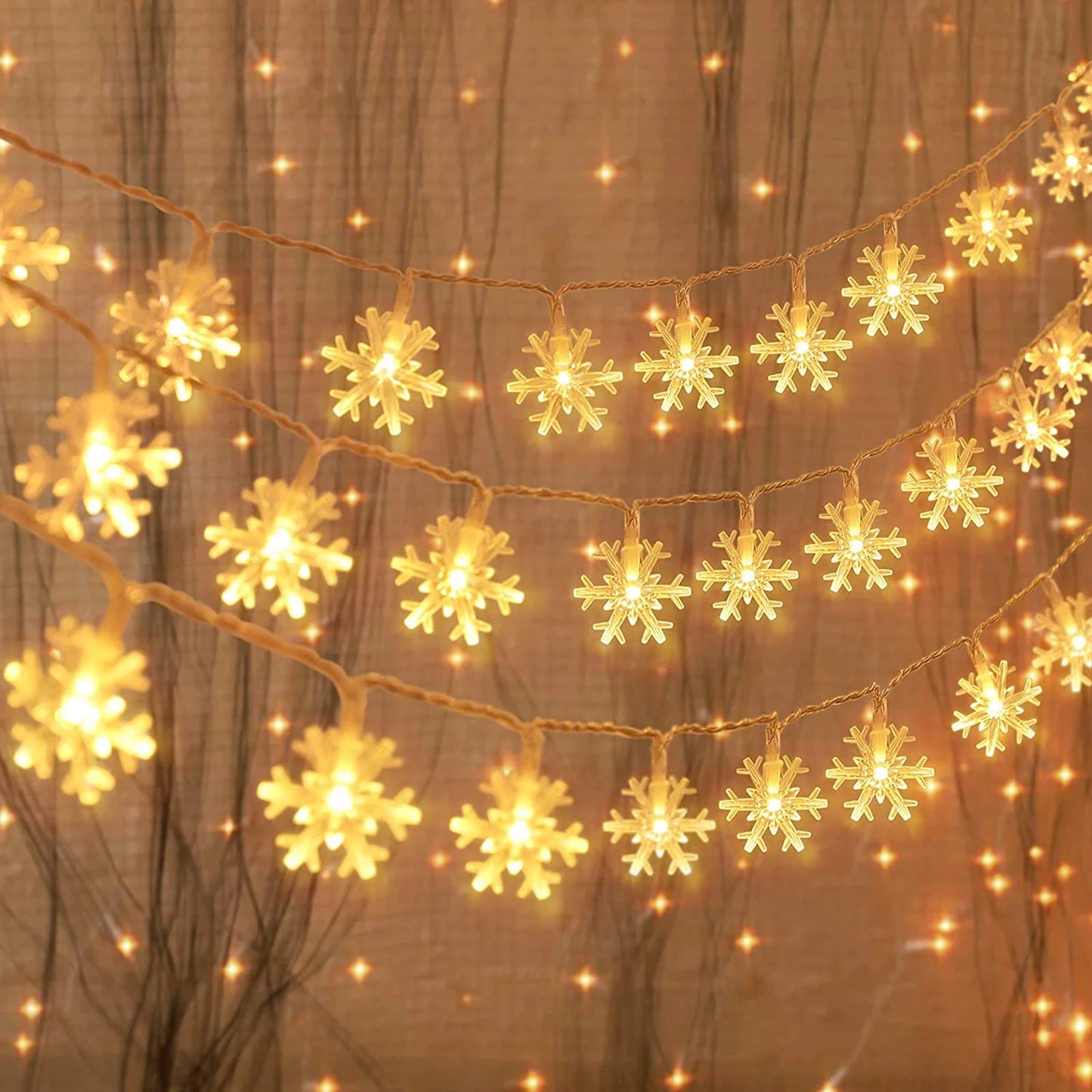 Snowflakes Christmas Lights