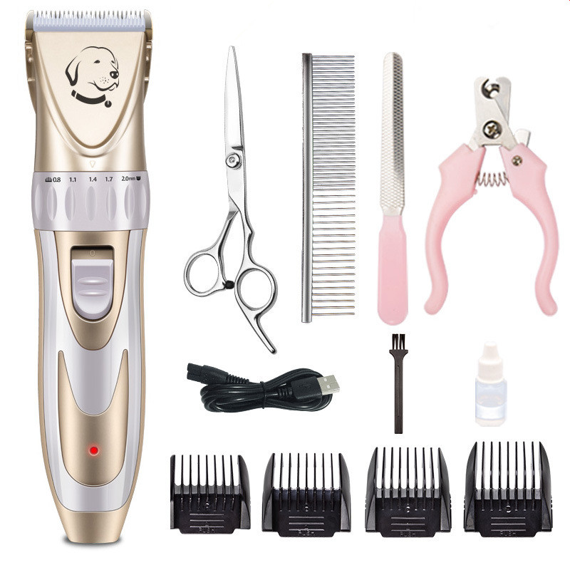 Dog Grooming Kit Clippers, Low Noise, Electric Quiet
