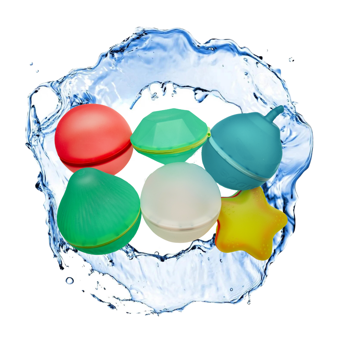 Unique designs reusable water balloons - 6 pcs